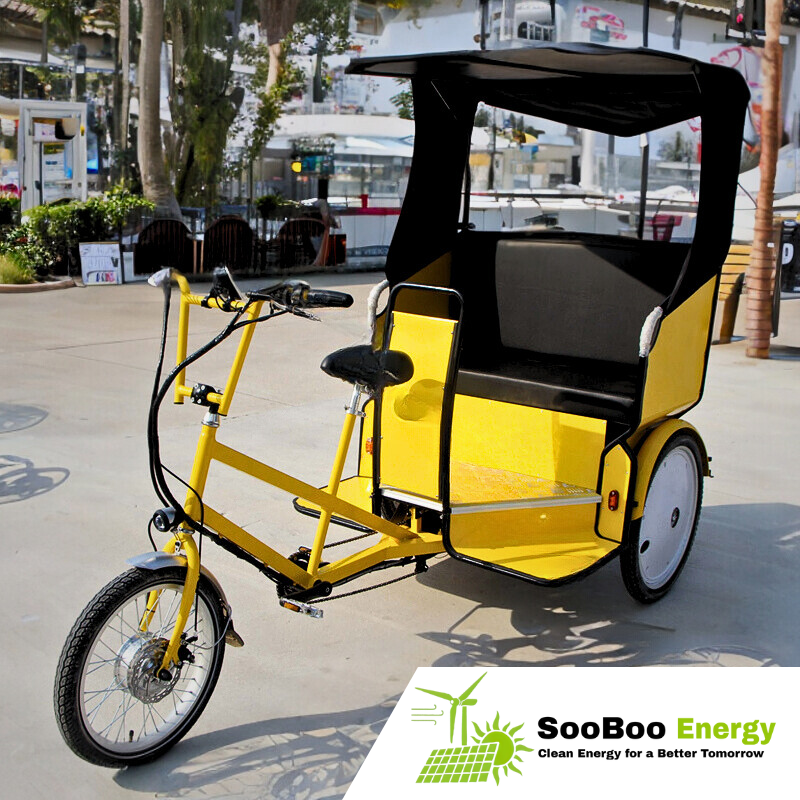 , Electric Pedicab Rickshaw Bike Electric Tuk Tuk Taxi