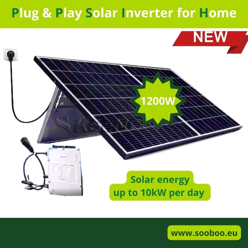 , Plug and Play Solar Inverter for Home