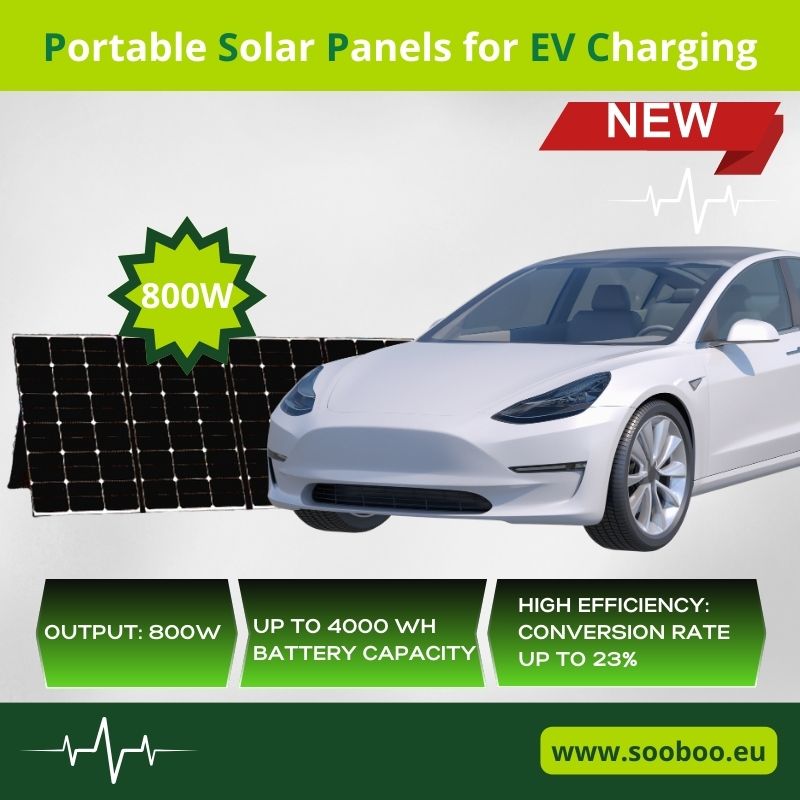 , Portable Solar Panels for EV Charging